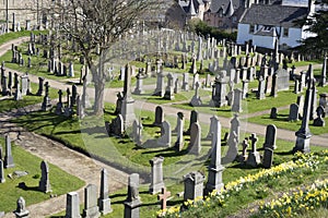 Church of the Holy Rude graveyard - Scotland photo
