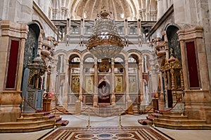 Church of the Holy Sepulcher .Jerusalem .Israel