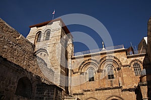 Church of the Holy Sepulchre (Church of the Resurrection) in Jerusalem. Israel
