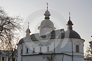 Church of the Holy Spirit in Bratsky monastery. Kiev, Ukraine.