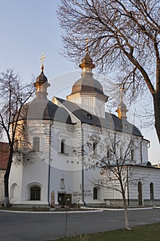 Church of the Holy Spirit in Bratsky monastery. Kiev, Ukraine.