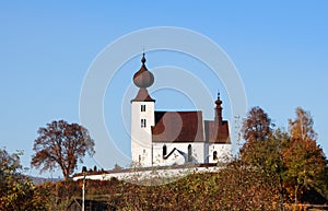 Church of the Holy Spirit, a late Romanesque sacral building from the 13th century, located in the village of Zehra, Slovakia