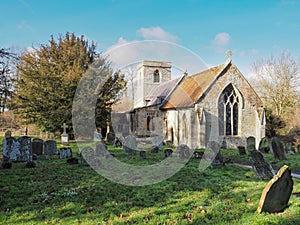 Church of the Holy Trinity, built 14th century, West Hendred, Oxfordshire