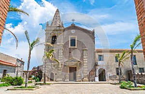 Church of the Holy Trinity, in Forza d`AgrÃÂ², picturesque town in the Province of Messina, Sicily, southern Italy. photo