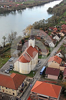 Church of Holy Trinity in Hrvatska Dubica, Croatia