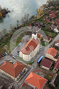 Church of Holy Trinity in Hrvatska Dubica, Croatia photo