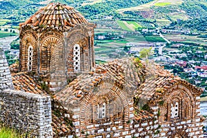 Church of the Holy Trinity - Kisha e Shen Triadhes is a medieval Byzantine church in Berat, Albania photo