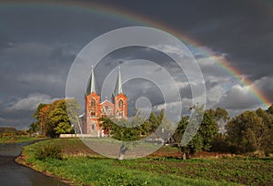 Church of the Holy Trinity in the village of Pluses Belarus
