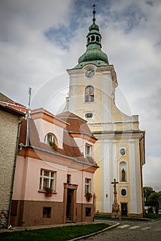 Church of the Holy. Vaclav in Tovacov