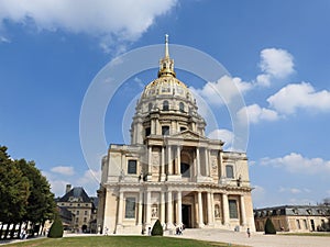 Church of the House of Disabled - Les Invalides complex of museums and monuments in Paris military history of France. Tomb of