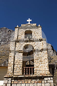 Church of Huancaya, Lima, Peru photo