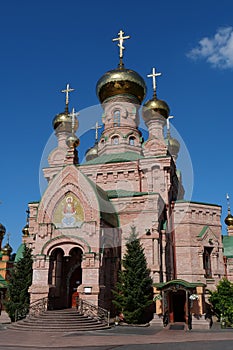 Iglesia de icono de madre de ermita kiev ucrania 