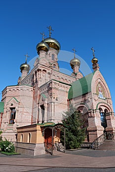 Iglesia de icono de madre de ermita kiev ucrania 