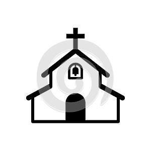 Church icon vector design template basic RGB