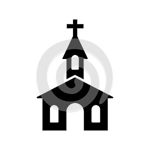 Church icon vector design template basic RGB