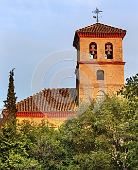 Church Iglesia Durante La Eucarista Granada Spain photo