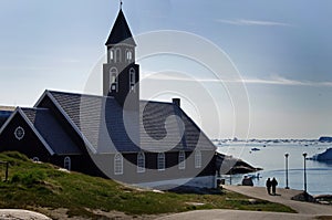 Church, Ilulissat, Greenland photo