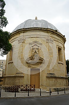 The Church of the Immaculate Conception known also as Sarria Church is a Roman Catholic Rotunda church in Floriana, Malta. photo