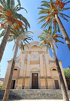 Church in L`lle-Rousse Corsica photo