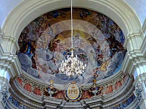 Church inside the old city of Dubrovnik Croatia