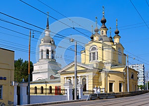 Church of the Intercession of the Blessed Virgin Mary in Krasnoye Selo, Nizhnyaya Krasnoselskaya Street in Moscow, 1701,  landmark