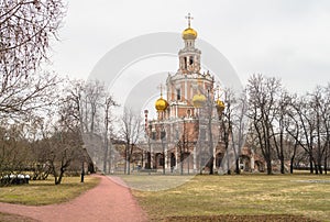 Church of the Intercession at Fili, Moscow.