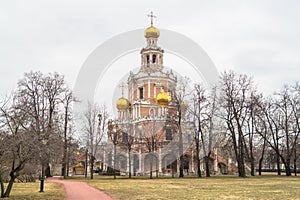 Church of the Intercession at Fili, Moscow.