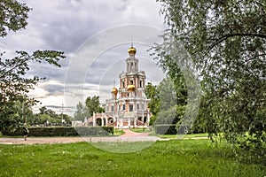 Church of the Intercession at Fili, Moscow.