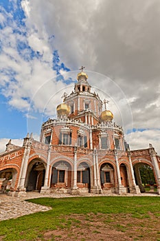 Church of the Intercession at Fili (1694) in Moscow, Russia photo