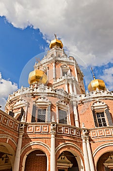 Church of the Intercession at Fili (1694) in Moscow, Russia photo