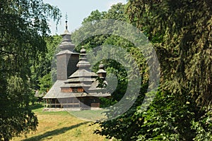 Church of Intercession of Holy Virgin 1792. Pirogovo museum, Kiev, Ukraine