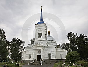 Church of the Intercession of the Holy Virgin in Gorodets. Nizhny Novgorod Oblast. Russia