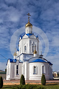 Church Intercession of Holy Virgin. Hlevnoe. Russia