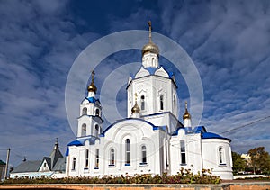 Church Intercession of Holy Virgin. Hlevnoe. Russia