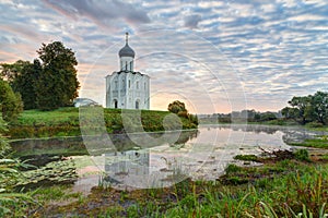 Church of Intercession of Holy Virgin on the Nerl River early in