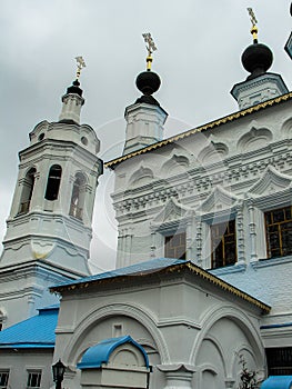 Church of the Intercession on the Moat (St. John the Warrior) in the city of Kaluga in Russia.