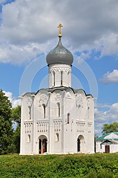 Church of the Intercession on the River Nerl in summer photo