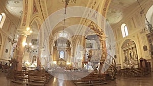 Church interior architecture in Chile