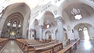 Church interior architecture in Chile