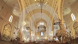 Church interior architecture in Chile