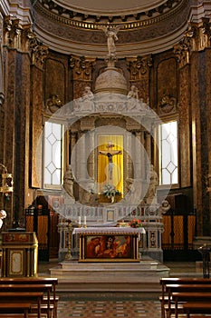 Church Interior in Pratola Peligna