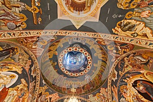 Church interior - view of a beautiful dome