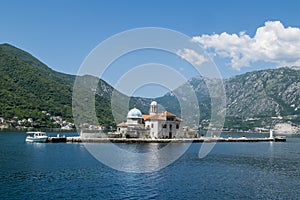 Church Island Gospa od Shkrpela in Kotor bay photo