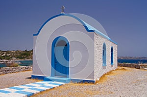 Church on the island of Kos in Greece on the coast