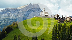 Church in the Italian Dolomites