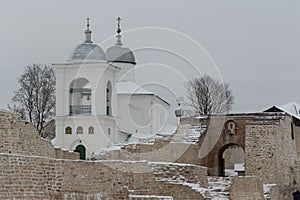 Church in Izborsk fortress