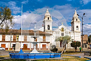 Church of Jauja, the region of Junin in Peru photo