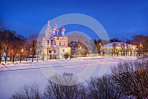 Church of John Chrysostom across the river