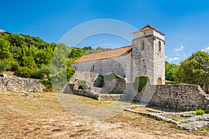 Church in Jurndvor near Baska Island of Krk Croatia