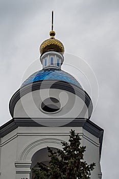 Church of Kazan Mother of God in the city of Maloyaroslavets of the Kaluga region in Russia.